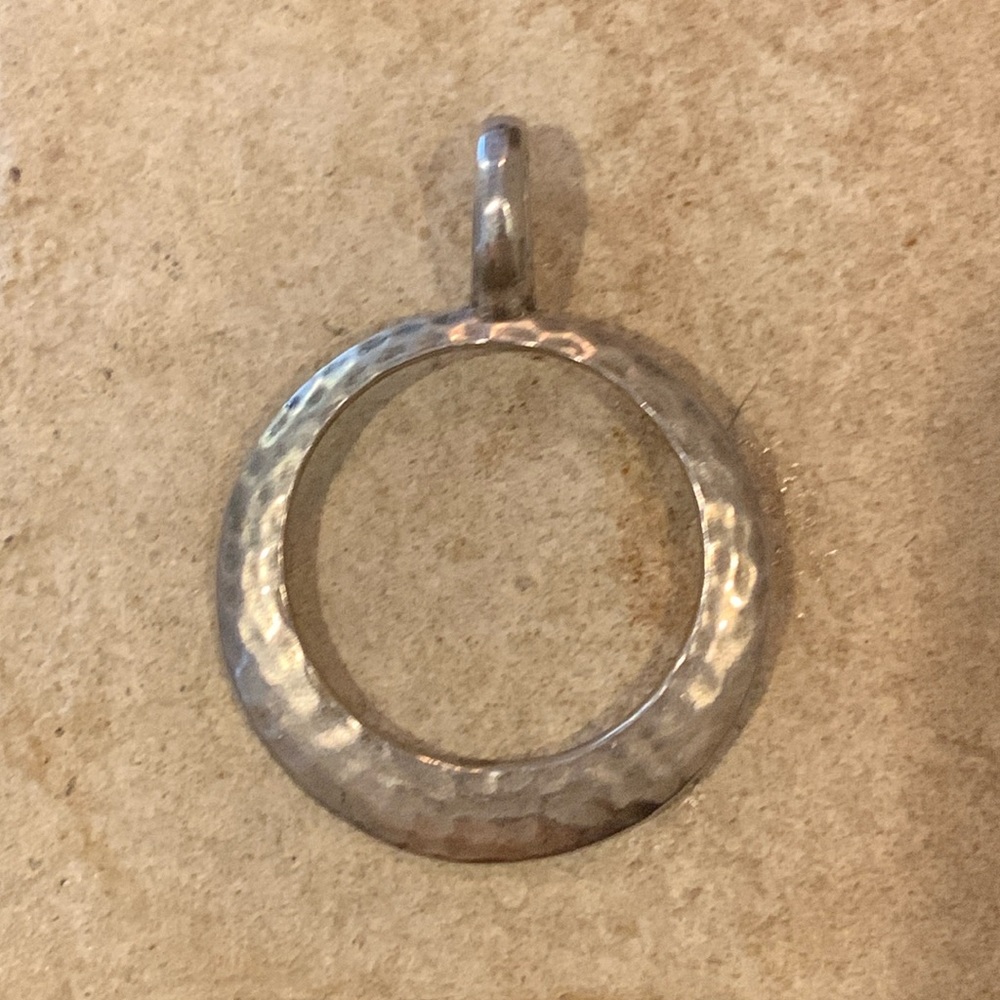 Premier Designs Matte Silver Pendant